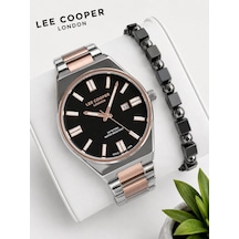 Lee Cooper Erkek Kol Saati 50 Mt Suya Dayanıklı Çelik Kordon Bileklik Hediyeli Vs.blkt.1035 Gri