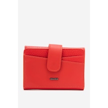 Grande Gd 2819 Gerçek Deri Unisex Cüzdan Kırmızı Kırmızı