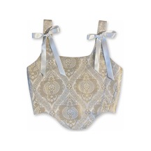 L'aura Corset Damask Desenli Bayan Korse Büstiyer Çok Renkli