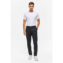 Süvari Lacivert Slim Armürlü Jogger Pantolon Lacivert