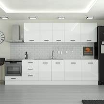 300 Cm Mutfak Dolabı Mdf Kapak Tezgah Dahil Yrkn320 97 Beyaz 300 Cm Mutfak Dolabı Mdf Kapak Tezgah Dahil Yrkn320 97 Beyaz