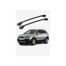 Opel Antara 2006-2015 Trx1 Thunder Carrier Kilitli Ara Atkı Taşıyıcı Tavan Barı Gri