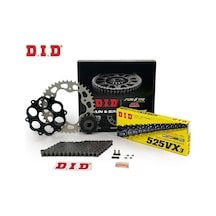 Dıd Zincir Dişli Seti Ducatı Dıavel 1200 Cc 2011-2014 / Zincir : Dıd-525vx3 Çelik -118 / Dişli: Jt 15t-43t