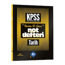 2026 Önlisans- Lise Kpss Tarih Konu Anlatımlı Not Defteri Kr Akademi Yayınları