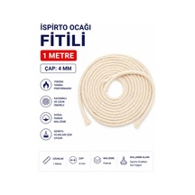 Ispirto Ocağı Fitili 1 Metre Çap: 4 Mm