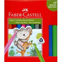 Faber Castell Comfort Keçeli Kalem 10+2 Renk