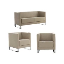 Koltukstilim Elisa Ofis Kanepe Takımı Krem