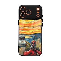 Apple Uyumlu iPhone 17 Pro Max Deedpool Tasarımlı Glossy Telefon Kılıfı Çok Renkli