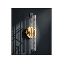 Bubbleflux Dubble Medium 40 Cm Modern Tasarım Led Aplik - Duvar Lambası - Gold - Elektrikli - Günışığı Gold Elektrikli