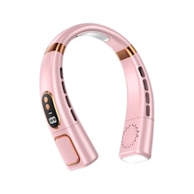 Soulader Taşınabilir Usb Şarjlı Boyun Kliması - 5 Kademeli Hız Ayarlı, Dijital Ekranlı, Sessiz Çalışan, Hafif Ve Konforlu Kişisel Soğutucu Fan