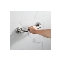 Yaşlı Ve Bedensel Engelli Tutunma Barı Paslanmaz Çelik 32 Mm Çap 50 Cm Gümüş