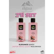 Ilgaz Japon Kiraz Çiçeği Kolonyası 2'li Set 80 Derece 400 Ml Elegance Series