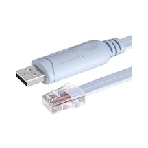 3852a Usb Cisco Konsol Consol Rj45 Usb 2.0 To Rj45 Konsol Kablosu 1.8m Ch340 Chipset Cisco Router & Switch Uyumlu Ch340 Kablosu
