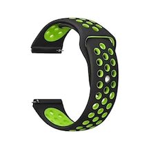 Xiaomi Mi Watch Color Krd-02 Uyumlu Zore Kordon-siyah-yeşil