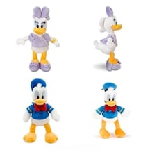 Disney Donald Daisy Peluş 25 Cm 2 Li Set Donald Ve Daisy Duck Lis