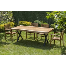 İroko Toplantı Masası - Bahçe Yemek Masası