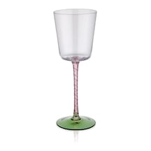 The Mia Şarap Kadehi Pembe Yeşil 300 Ml