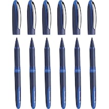 One Business 0,6 Mm Roller Imza Kalemi Mavi 6 Adet Çok Renkli
