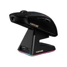 Furycube G9 Pro Paw3311 Kablolu Bluetooth 2.4ghz 22000dpı Kablosuz Gaming Oyuncu Mouse - Siyah