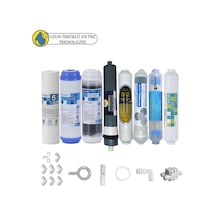 Purefer Açık Kasa Çift Karbon Sertifikalı 8li B12 Alkali+detox+platinium Mebran Şeffaf 4lü Mineral