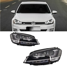 Vw Golf 7 2012.2015 Uyumlu Çift U Kayar Sinyal Far