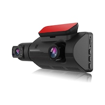 Geeroyoo 2k+1080p Çift Kanallı Araç Kamerası 3.5" Ips Ekran 170 Geniş Açı Gece Görüşü Dahili Wifi G-sensörlü Park Monitörü Döngü Kaydı Jzr-gy