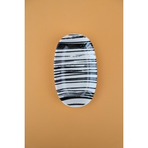 Tabak Evi Porselen Sidereal Oval Kayık Tabak 15x8,5x2cm Tekli Krem