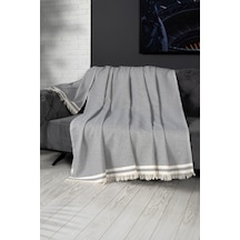 Alinda Koltuk Örtüsü - Gri 170x300 Ölçü / Ebat