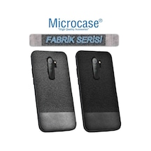 Microcase Xiaomi Redmi 9 Fabrik Serisi Kumas & Deri Desen Kilif 447048453