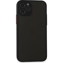 Apple Uyumlu iPhone 11 Pro Kılıf Montreal Silikon Kapak Siyah,