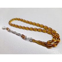 Soma Tesbih Ateş Kehribar 6 x 10 CM Tesbih