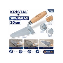 20 Cm Sıva Malası Ahşap Saplı Çelik Duvar Sıva Ve Harç Uygulama Malası - 937675155