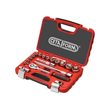 Ceta Form C20-18PH2 18 Parça 1/2" 6 Köşe Lokma Takımı