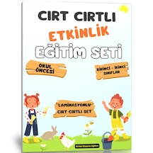 Cırt Cırtlı Etkinlik Eğitim Seti Okul Öncesi Ve 1.2. Sınıflar