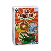 Ilk805 İlk Kelimelerim -ks Puzzle Çok Renkli