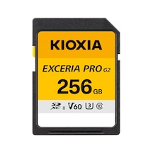 Excerıa Pro G2 256gb Sdxc Uhs-ıı Hafıza Kartı - V60 U3 C10-300mb/s Okuma 250mb/s Yazma - 8k 4k