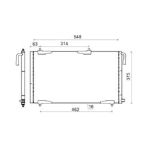 Mahle-knecht-behr Ac501000s A C Kondansatör Peugeot 206 Ab 09 03
