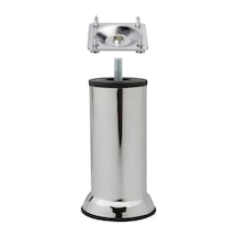 12'li Set Metal Mobilya Kanepe Koltuk Baza Yatak Çekyat Yükseltme Ayağı Ayakları M8 Civata Krom 12 Cm 6395751