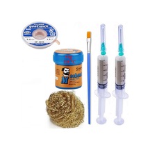 Havya Ucu Temizleme Lehim Solder Paste 138 C 42g Flux Lehim Toplama Cp-3015 Lehim Emme Teli 3,0 Mm St02