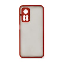 Xiaomi Mi 10t Uyumlu Kılıf Montreal Silikon Kapak - Kırmızı