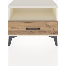Arges Komodin Tek Raflı Tek Çekmeceli 60x30x48 Aytaşı-çam Aytaşı