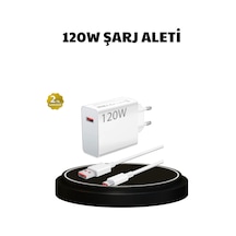 120w Ultra Hızlı Şarj Adaptörü Usb-c Destekli Güçlü Şarj Teknolojisi Sarı