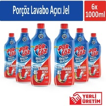 Lavabo Açıcı Jel 1000 Ml X 6 Adet