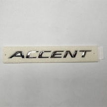 Hyundai Uyumlu Accent Krom Bagaj Yazısı