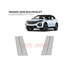 Peugeot 2008 - 2023 Facelıft 210 Mikron Premium Tpu Ppf Kaplama Seti-arka Tampon