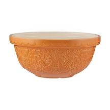 Mason Cash Home To Roost Karıştırma Kasesi - Kabartmalı Tavuk Ve Horoz Tasarımlı 24cm Toprak Kap - Hamur, Pasta Ve Kek Karıştırma İçin Klasik Fırın Ma Turuncu