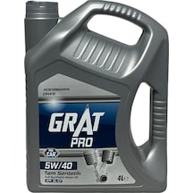 Grat Pro 5W-40 Tam Sentetik Motor Yağı 4 L