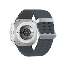 Watch 7 Ultra Kr417 Rug Silikon Kordon Saat Değildir - Koyu Gri