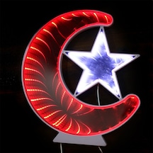 Ay Yıldız Işık Pano Türk Bayrağı Bm-079 Çok Renkli