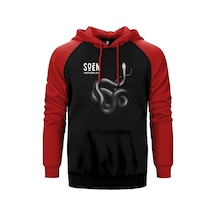 Soen İMperial Kırmızı Reglan Kol Kapşonlu Sweatshirt Kırmızı (554880731) Kırmızı